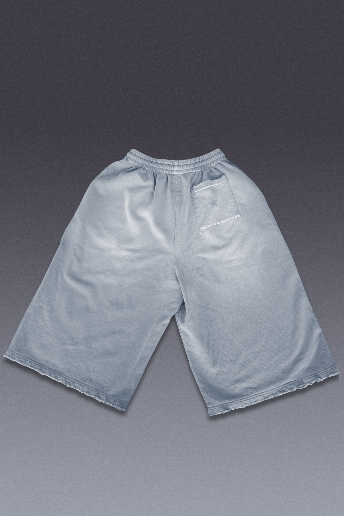 Slate Oversized Sweat Shorts