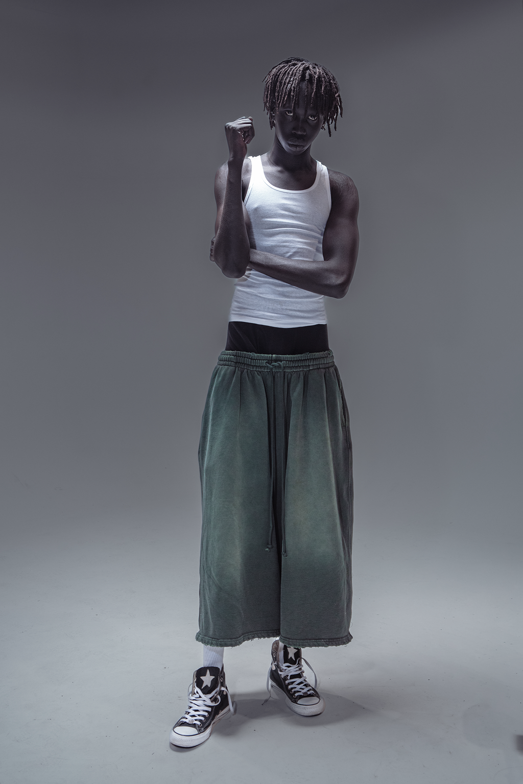 Moss Oversized Sweat Short