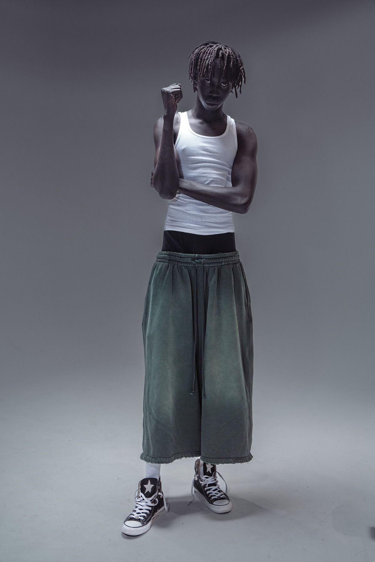 Moss Oversized Sweat Short